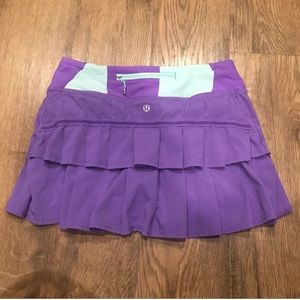 Lululemon pacesetter skirt size 2 purple